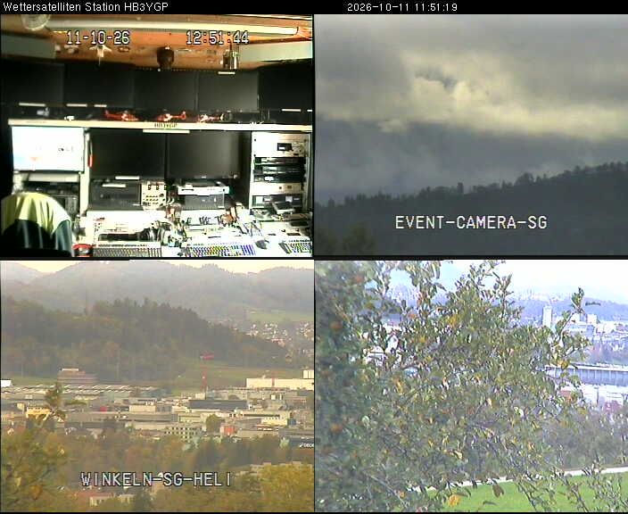 Teufen: Satellitenstation Wilen in St.Gallen (Schweiz)