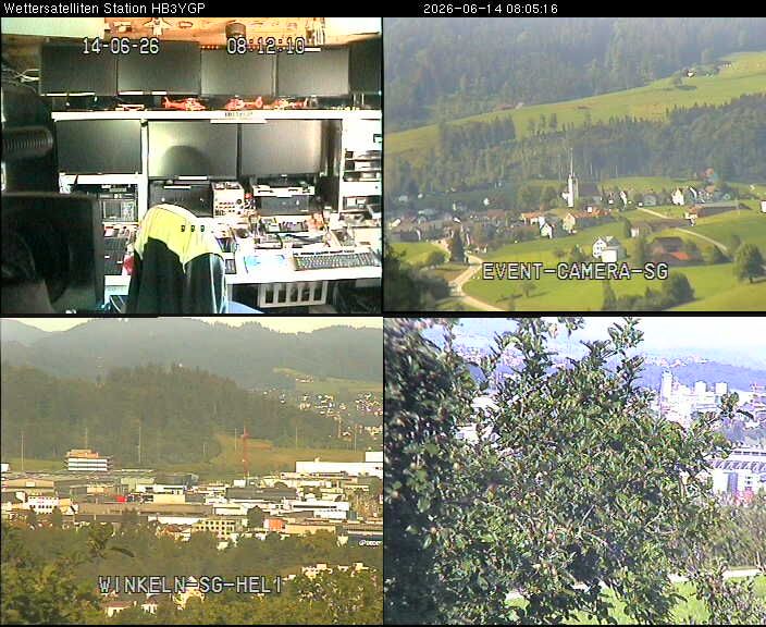 Teufen: Satellitenstation Wilen in St.Gallen (Schweiz)