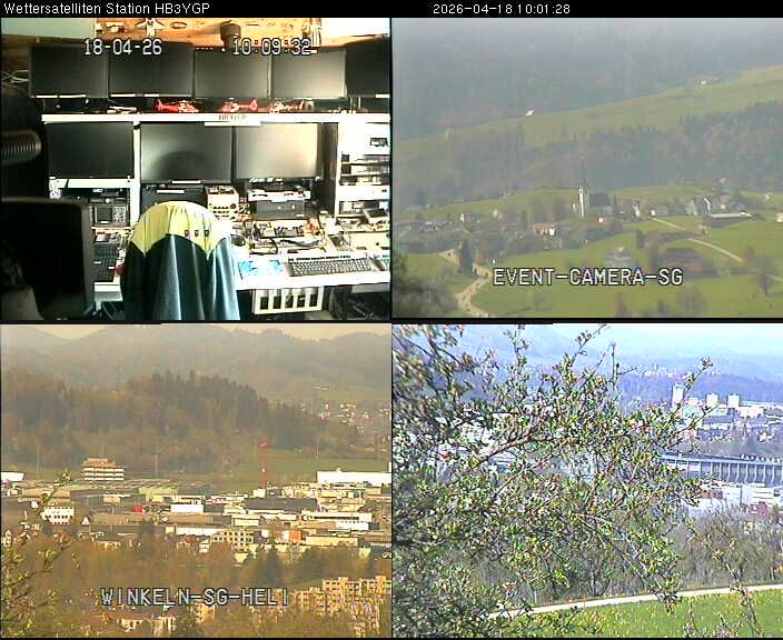 Teufen: Satellitenstation Wilen in St.Gallen (Schweiz)