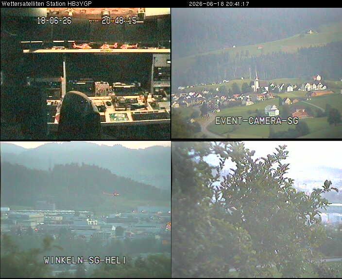 Teufen: Satellitenstation Wilen in St.Gallen (Schweiz)