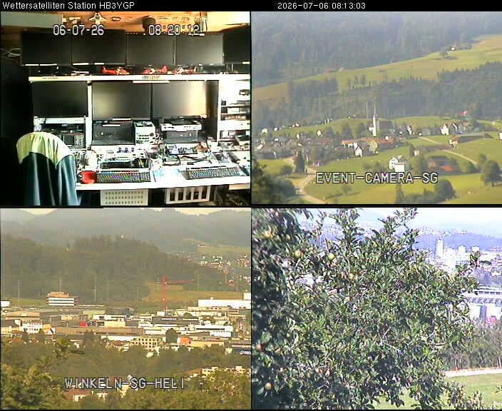 Teufen: Satellitenstation Wilen in St.Gallen (Schweiz)