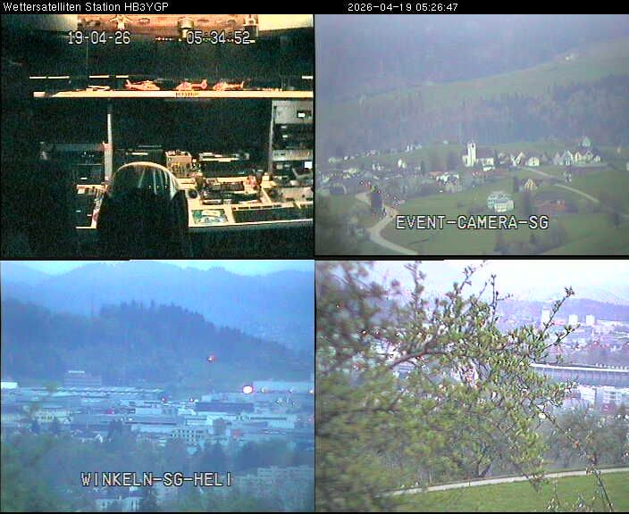 Teufen: Satellitenstation Wilen in St.Gallen (Schweiz)