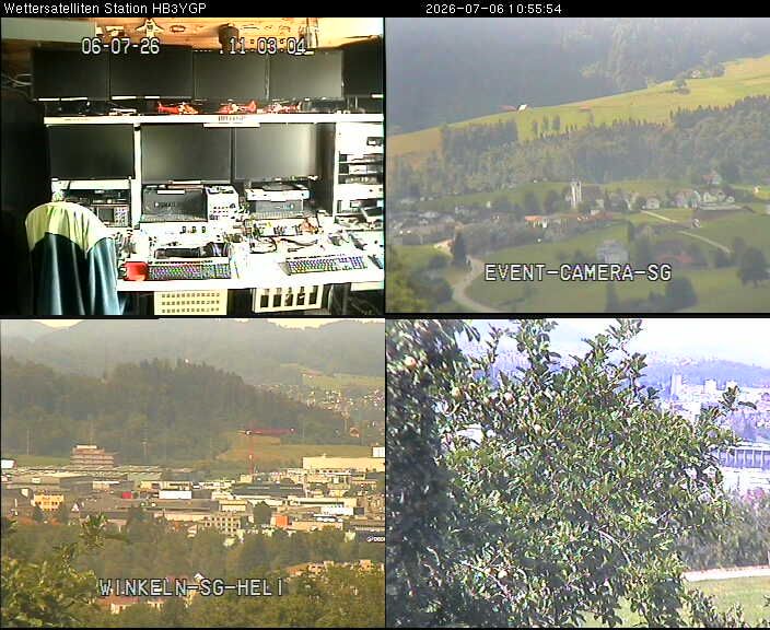 Teufen: Satellitenstation Wilen in St.Gallen (Schweiz)