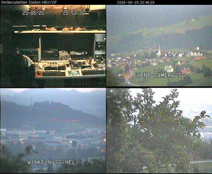 Teufen: Satellitenstation Wilen in St.Gallen (Schweiz)