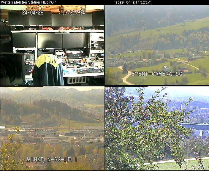 Teufen: Satellitenstation Wilen in St.Gallen (Schweiz)