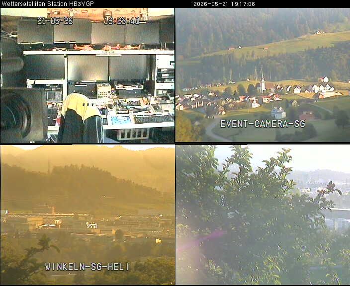 Teufen: Satellitenstation Wilen in St.Gallen (Schweiz)
