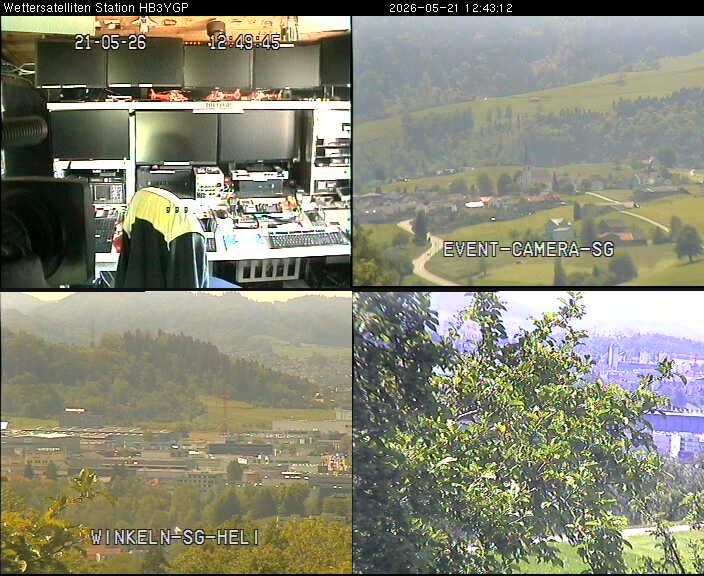 Teufen: Satellitenstation Wilen in St.Gallen (Schweiz)