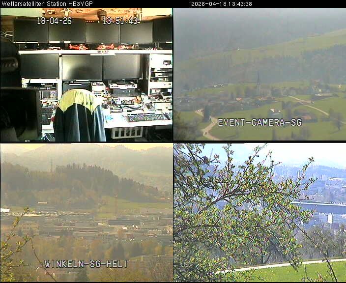 Teufen: Satellitenstation Wilen in St.Gallen (Schweiz)