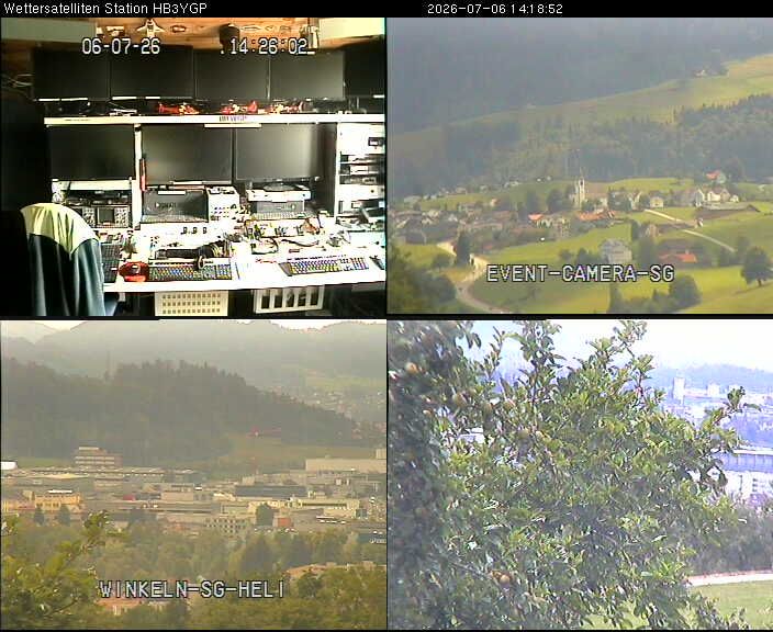 Teufen: Satellitenstation Wilen in St.Gallen (Schweiz)