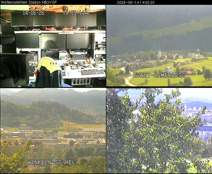 Teufen: Satellitenstation Wilen in St.Gallen (Schweiz)