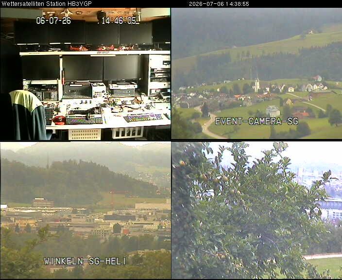 Teufen: Satellitenstation Wilen in St.Gallen (Schweiz)
