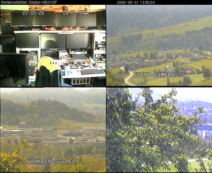 Teufen: Satellitenstation Wilen in St.Gallen (Schweiz)