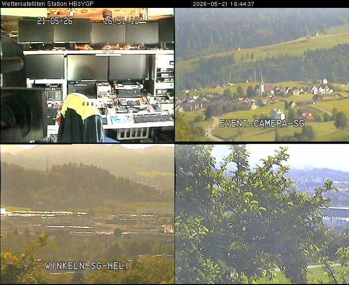 Teufen: Satellitenstation Wilen in St.Gallen (Schweiz)
