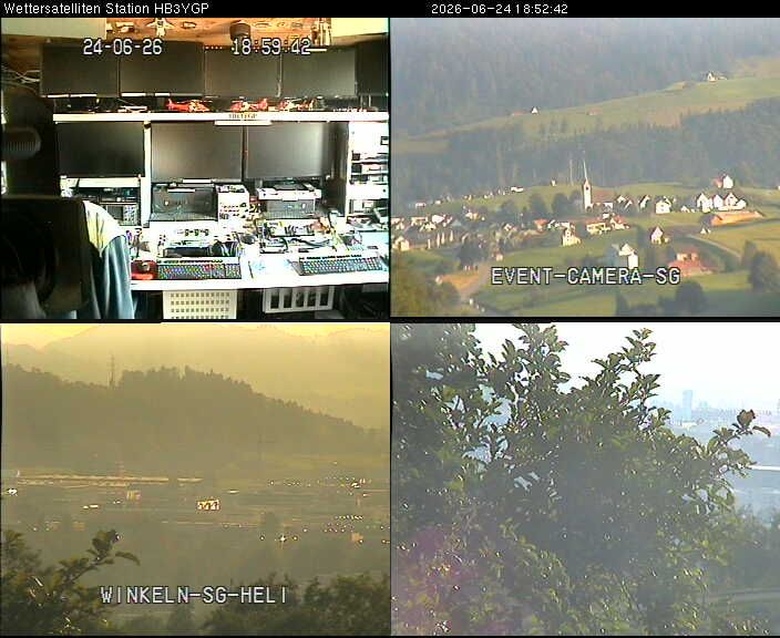 Teufen: Satellitenstation Wilen in St.Gallen (Schweiz)