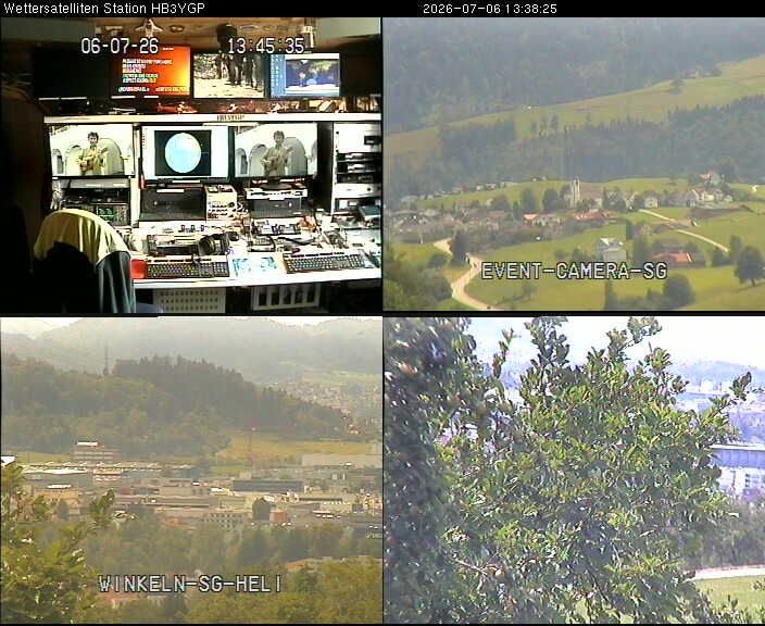 Teufen: Satellitenstation Wilen in St.Gallen (Schweiz)