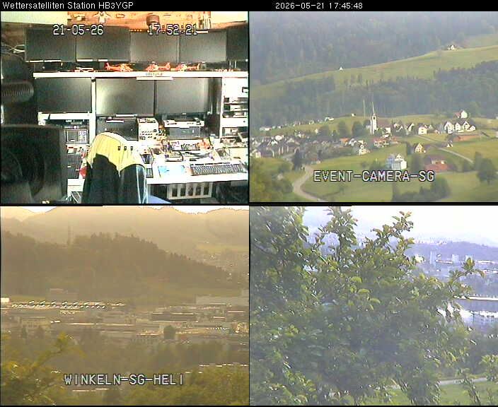 Teufen: Satellitenstation Wilen in St.Gallen (Schweiz)