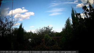 Daylight webcam view from Кичево: villa zone Osenovo above Varna