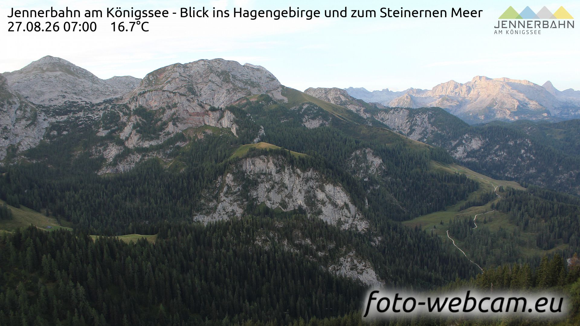 Traffic Cam Konigssee: Hagengebirge - Funtenseetauern