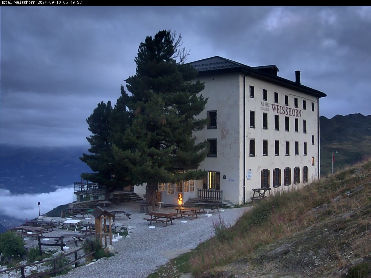 Saint-Luc › Süd: Hôtel Weisshorn