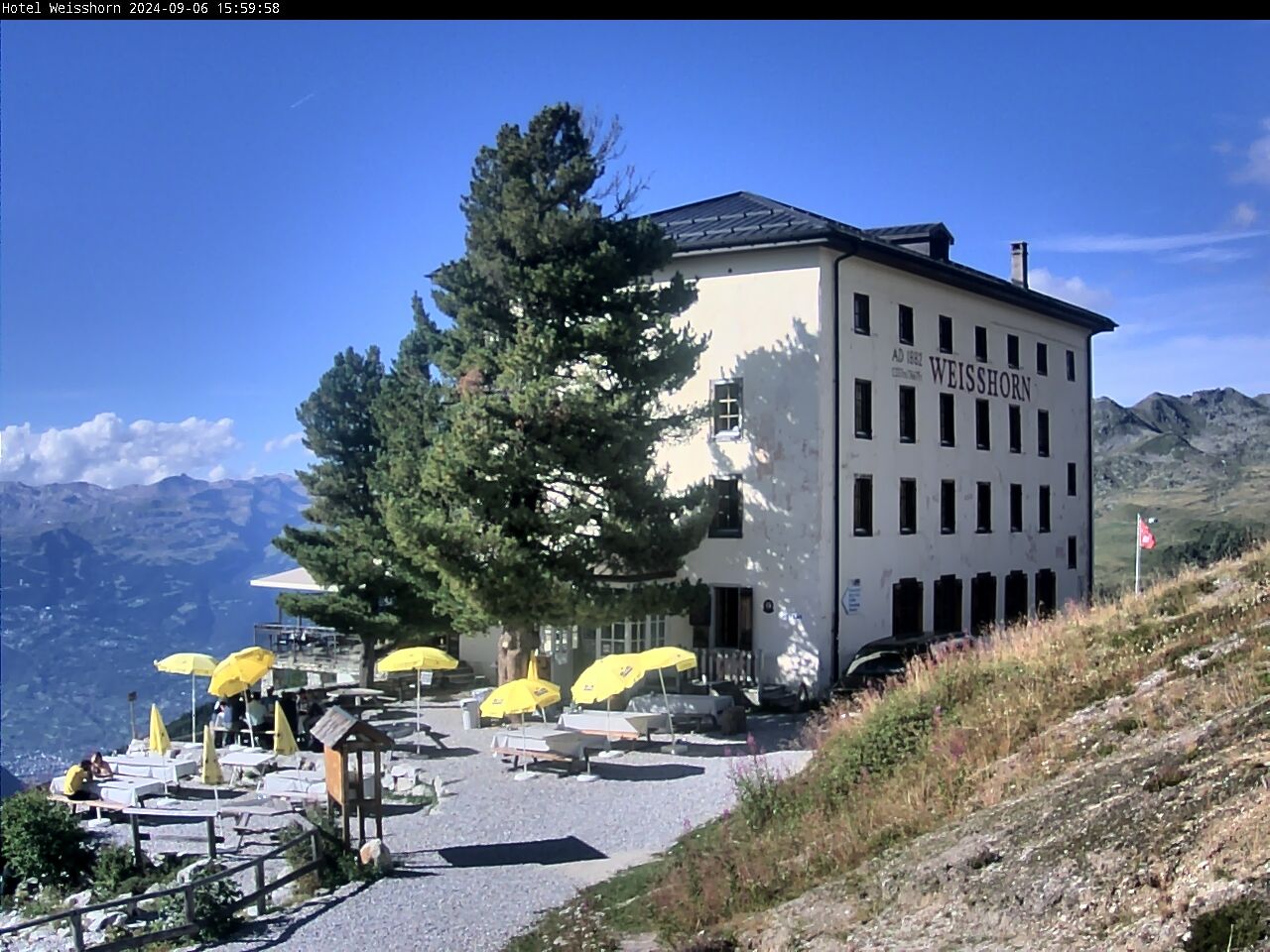 Saint-Luc › Süd: Hôtel Weisshorn