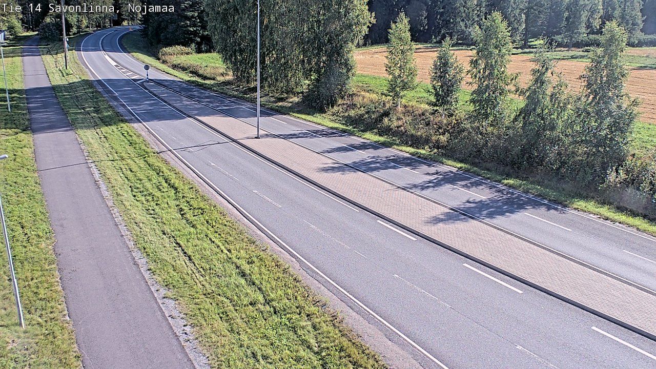 Traffic Cam Savonlinna: Tie - Nojanmaa - Lappeenrantaan