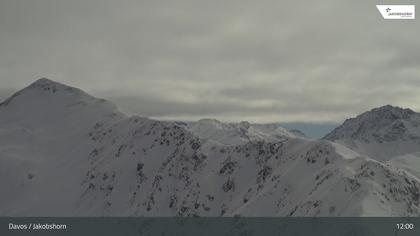 Davos: Platz - Jakobshorn, Blick Jatzhorn