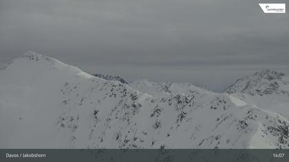 Davos: Platz - Jakobshorn, Blick Jatzhorn