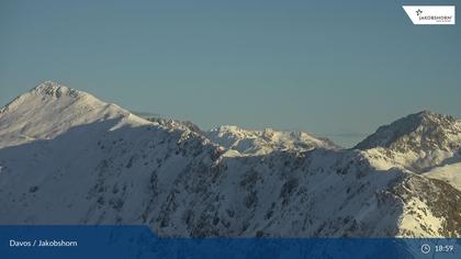 Davos: Platz - Jakobshorn, Blick Jatzhorn