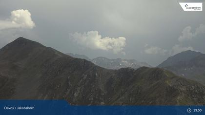 Davos: Platz - Jakobshorn, Blick Jatzhorn