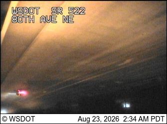 Traffic Cam Kenmore: SR 522 at MP 7.9: 80th Ave NE
