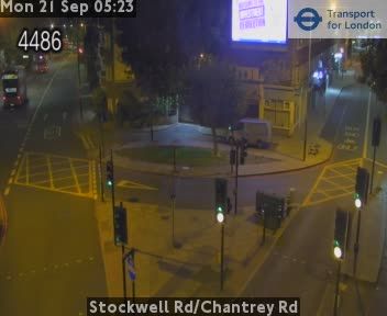 Traffic Cam London: Stockwell Rd/Chantrey Rd