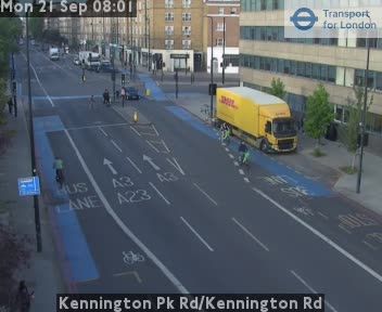 Traffic Cam London: Kennington Pk Rd/Kennington Rd