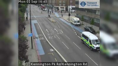Kennington Road Traffic and Landscape