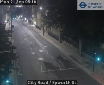 Traffic Cam City of London: City Road - Epworth St