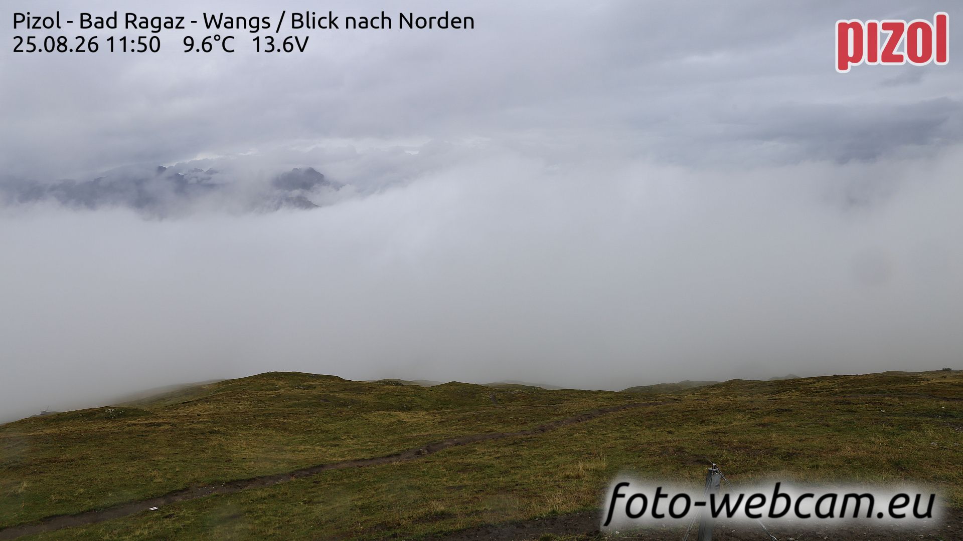 Pfäfers › Norden: Pizol - Bad Ragaz - Wangs - Blick nach Norden