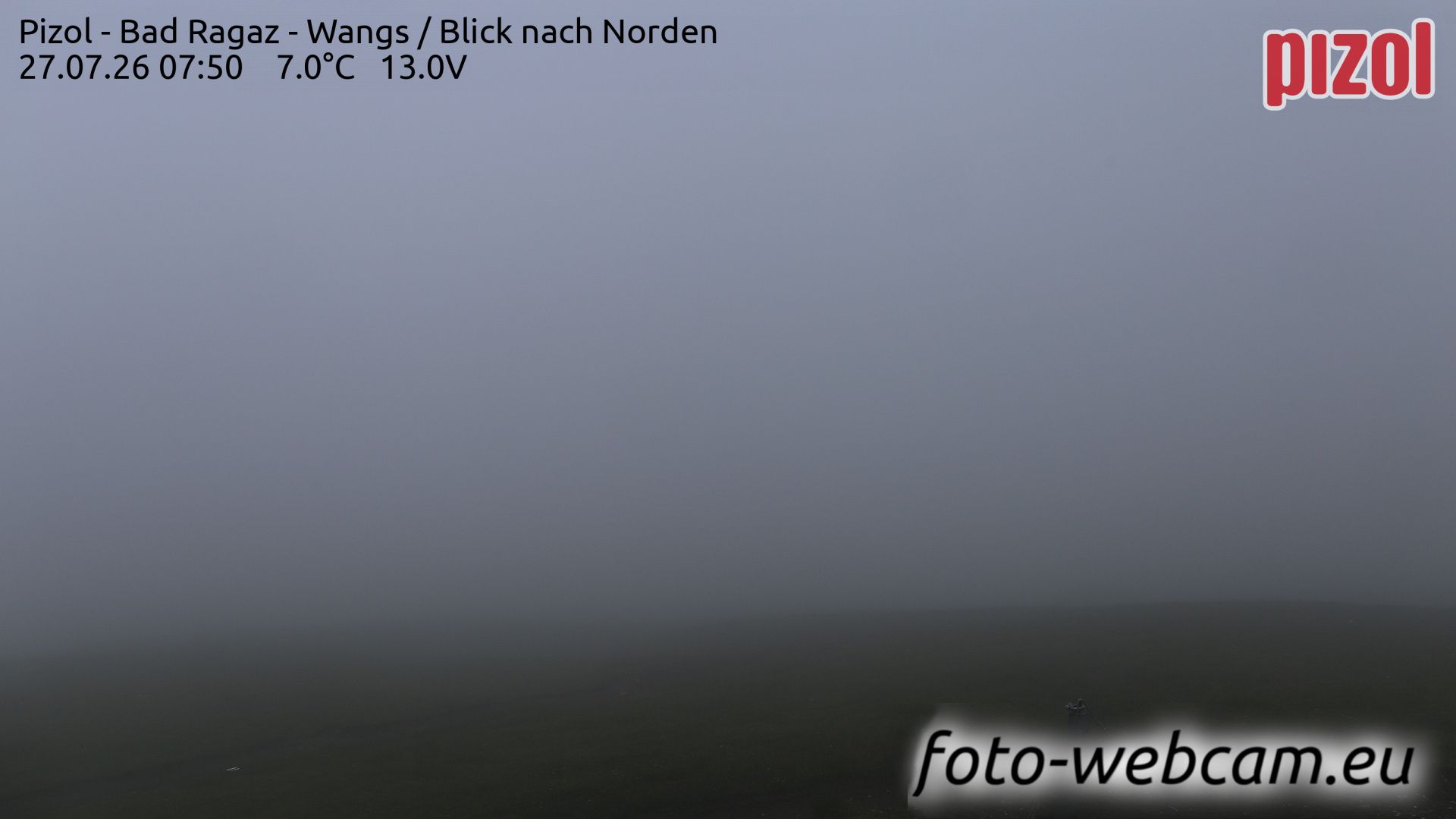 Pfäfers: Pizol - Bad Ragaz - Wangs - Blick nach Norden