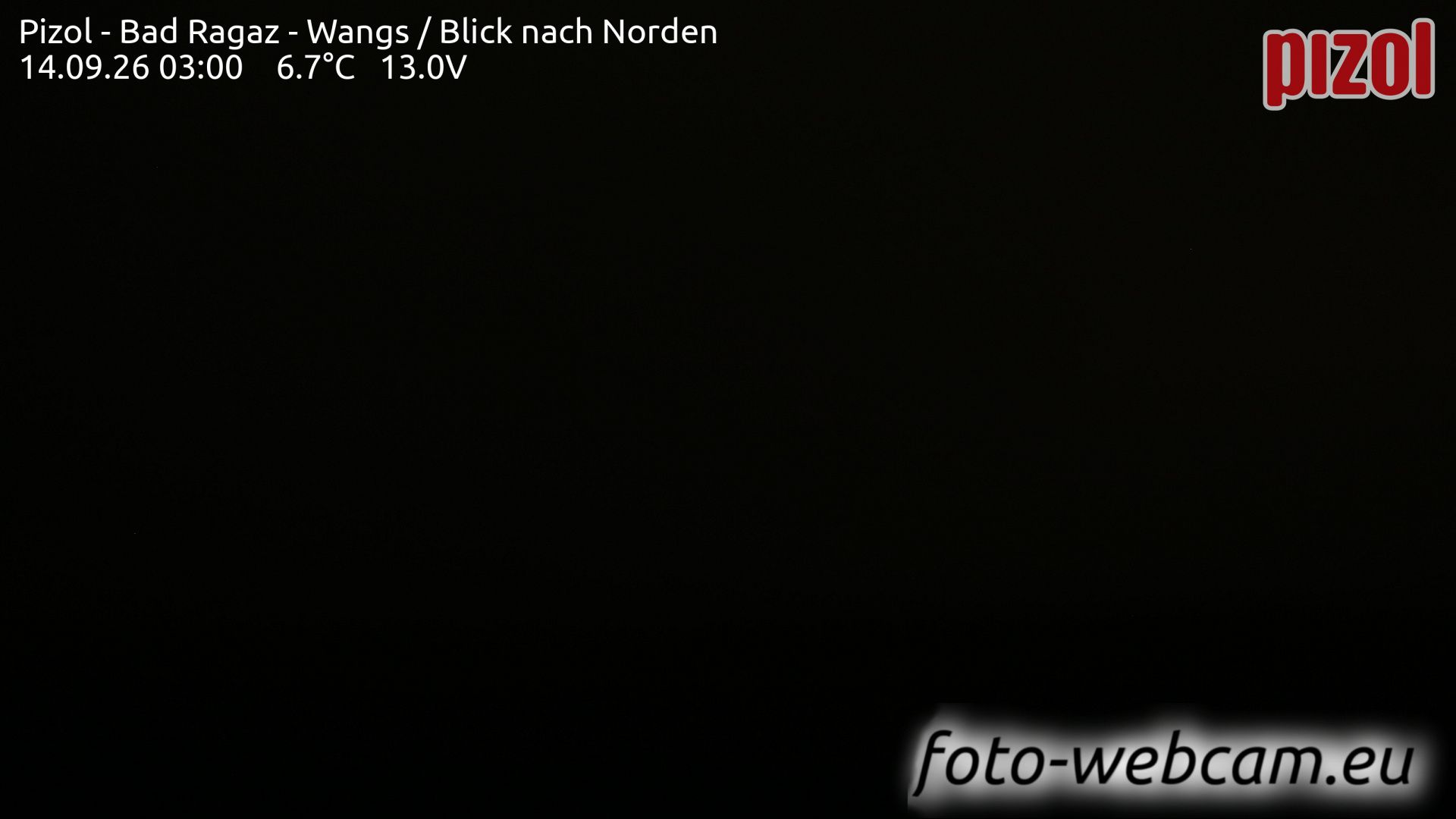 Pfäfers › Norden: Pizol - Bad Ragaz - Wangs - Blick nach Norden
