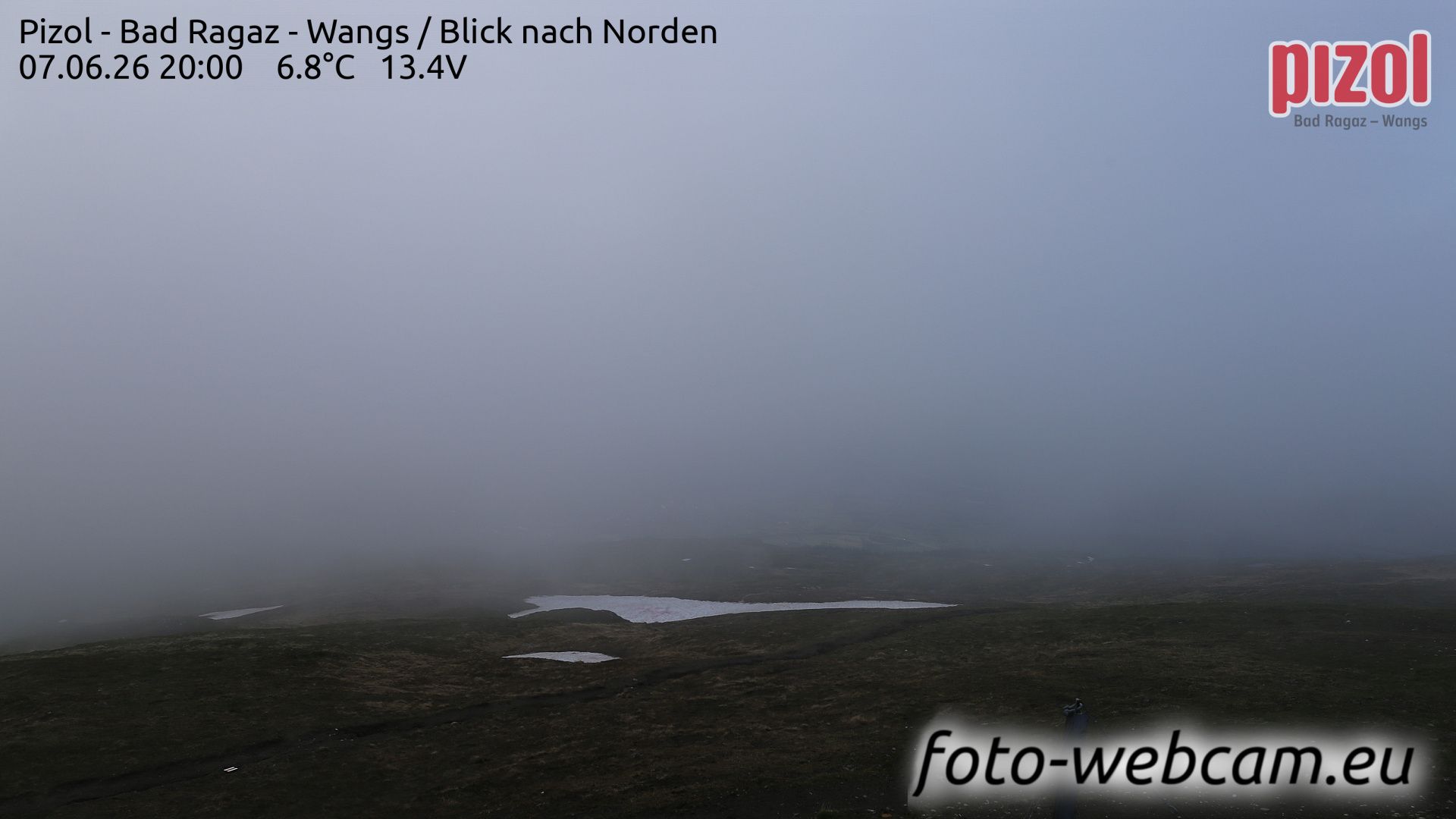 Pfäfers: Pizol - Bad Ragaz - Wangs - Blick nach Norden