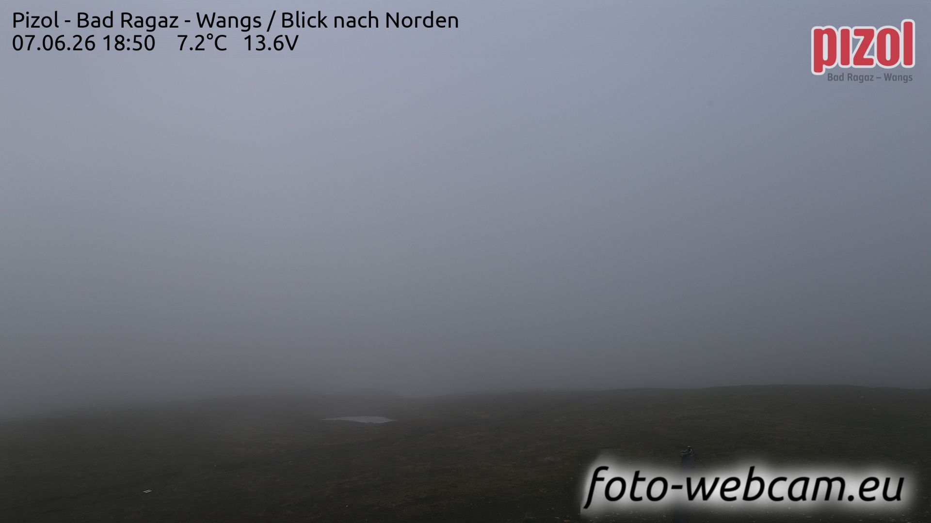 Pfäfers: Pizol - Bad Ragaz - Wangs - Blick nach Norden