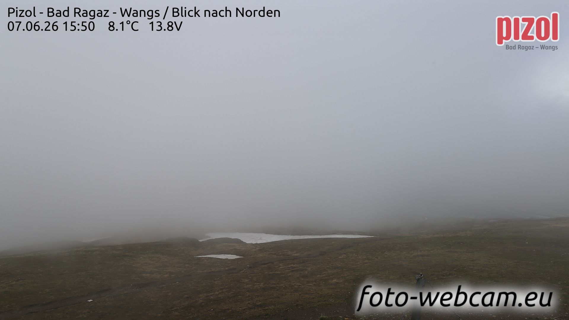 Pfäfers: Pizol - Bad Ragaz - Wangs - Blick nach Norden