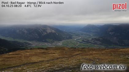 Pfäfers: Pizol - Bad Ragaz - Wangs - Blick nach Norden
