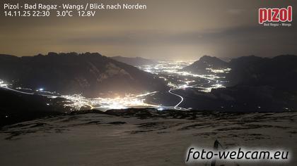 Pfäfers: Pizol - Bad Ragaz - Wangs - Blick nach Norden
