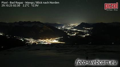 Pfäfers: Pizol - Bad Ragaz - Wangs - Blick nach Norden