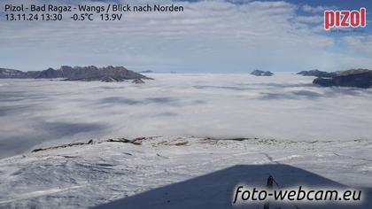 Pfäfers: Pizol - Bad Ragaz - Wangs - Blick nach Norden