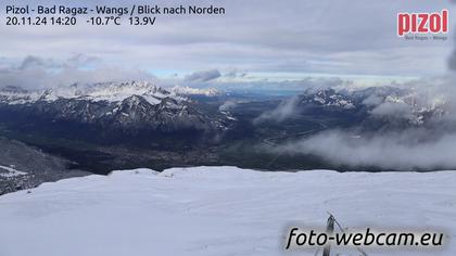 Pfäfers: Pizol - Bad Ragaz - Wangs - Blick nach Norden