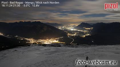 Pfäfers: Pizol - Bad Ragaz - Wangs - Blick nach Norden