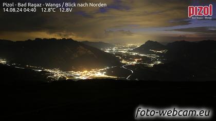 Pfäfers: Pizol - Bad Ragaz - Wangs - Blick nach Norden