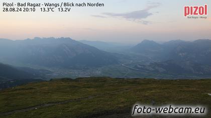 Pfäfers: Pizol - Bad Ragaz - Wangs - Blick nach Norden