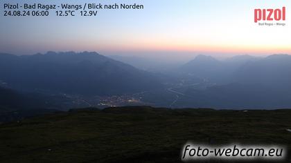 Pfäfers: Pizol - Bad Ragaz - Wangs - Blick nach Norden