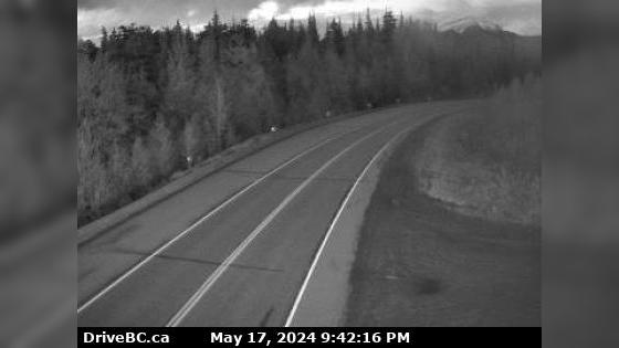 Traffic Cam Regional District of Fraser-Fort George › East: Hwy 16, at West Twin Creek, looking east